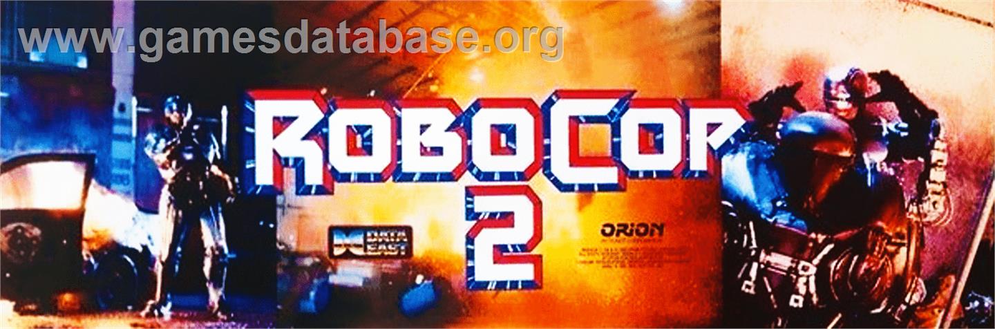 Robocop 2 - Arcade - Artwork - Marquee