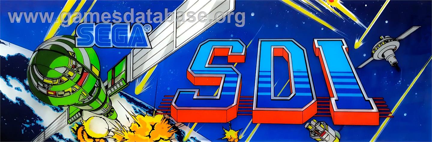 SDI - Strategic Defense Initiative - Arcade - Artwork - Marquee