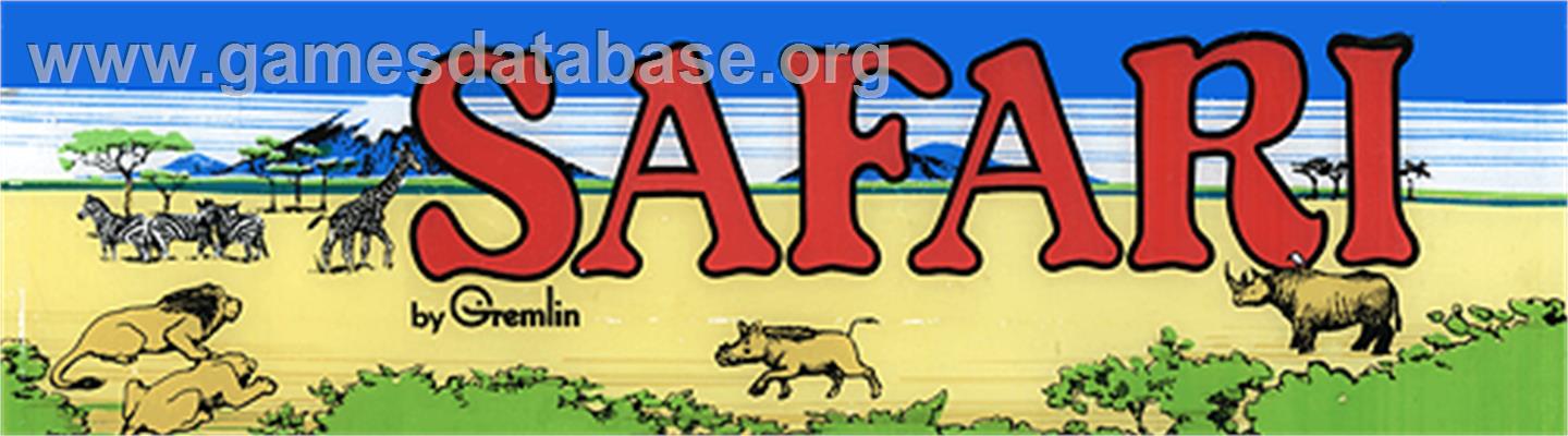 Safari - Arcade - Artwork - Marquee