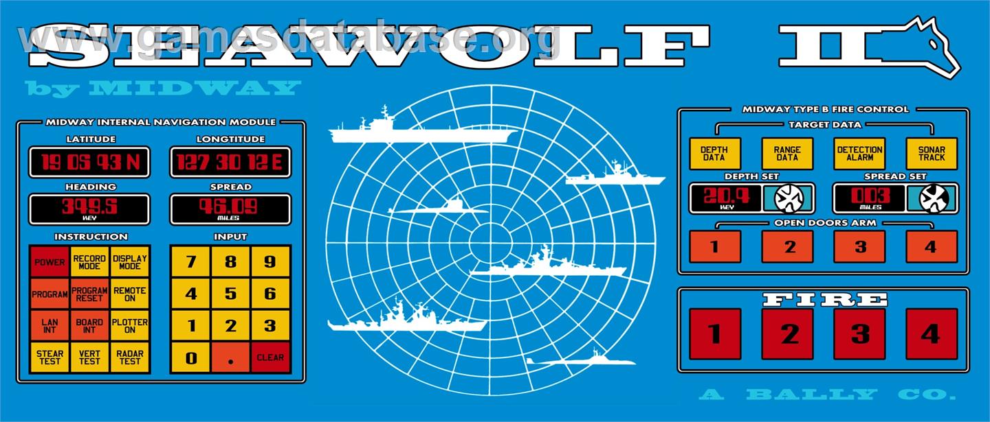 Sea Wolf II - Arcade - Artwork - Marquee
