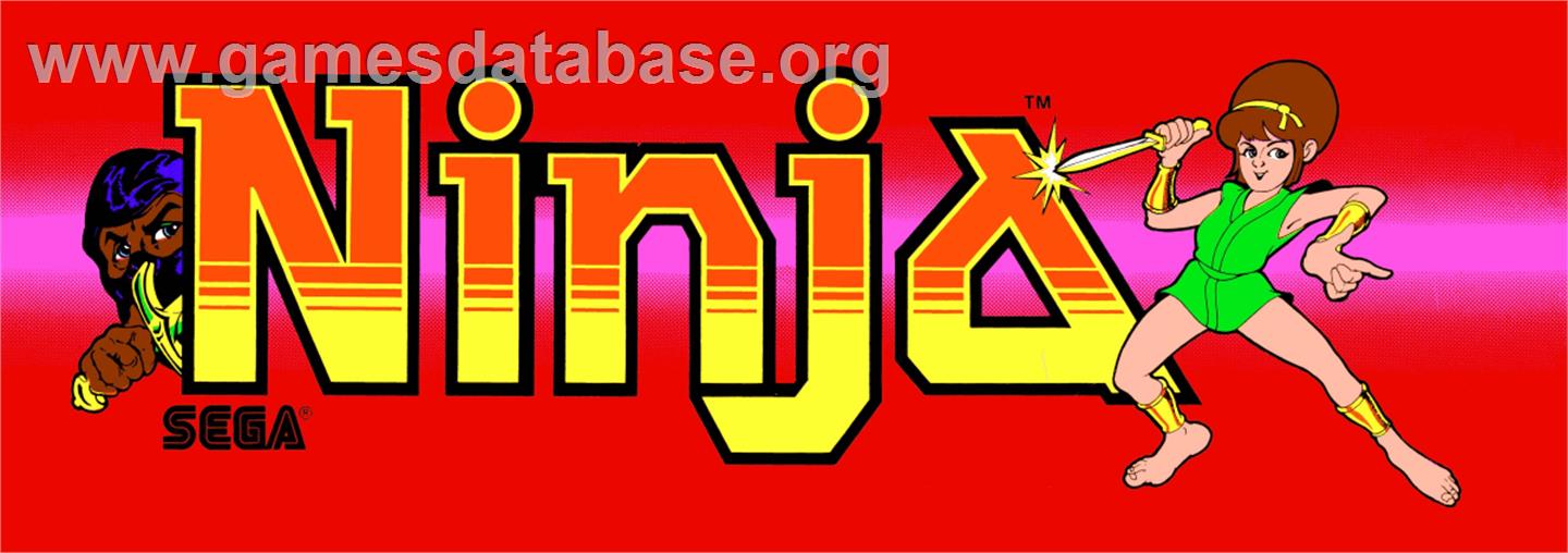 Sega Ninja - Arcade - Artwork - Marquee