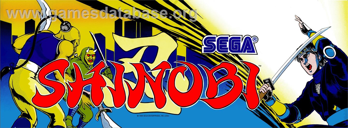 Shinobi / FZ-2006 - Arcade - Artwork - Marquee