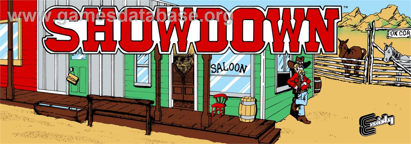 Showdown - Arcade - Artwork - Marquee
