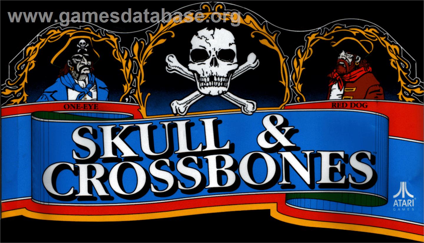 Skull & Crossbones - Arcade - Artwork - Marquee