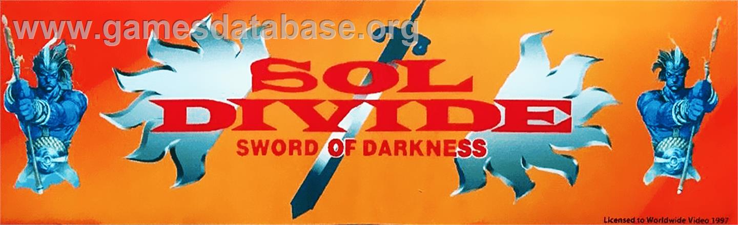 Sol Divide - The Sword Of Darkness - Arcade - Artwork - Marquee
