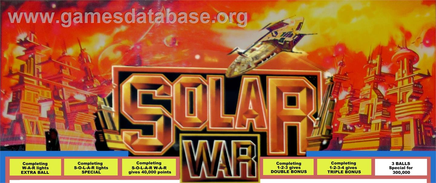 Solar War - Arcade - Artwork - Marquee