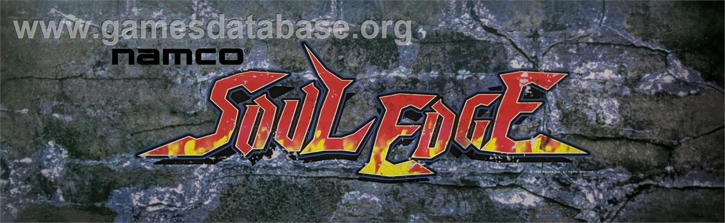 Soul Edge Ver. II - Arcade - Artwork - Marquee