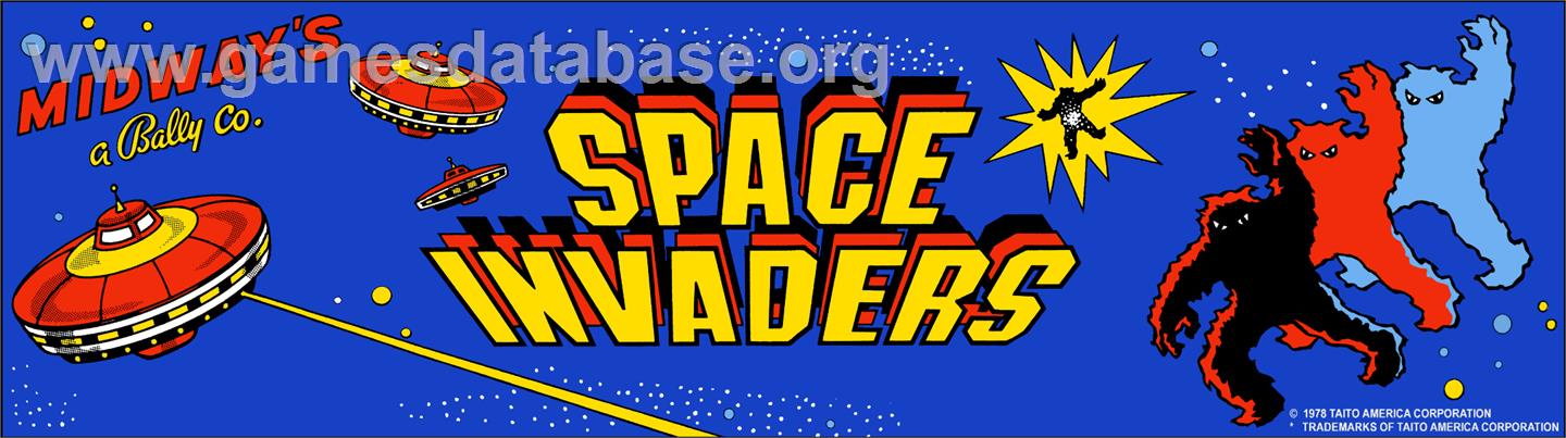 Space Invaders / Space Invaders M - Arcade - Artwork - Marquee