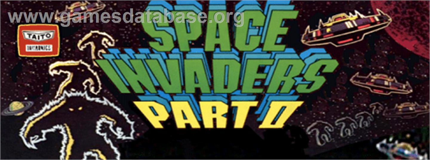 Space Invaders Part II - Arcade - Artwork - Marquee