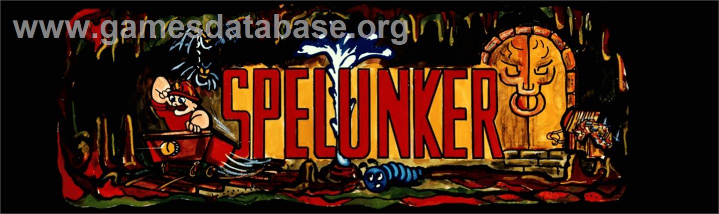 Spelunker - Arcade - Artwork - Marquee