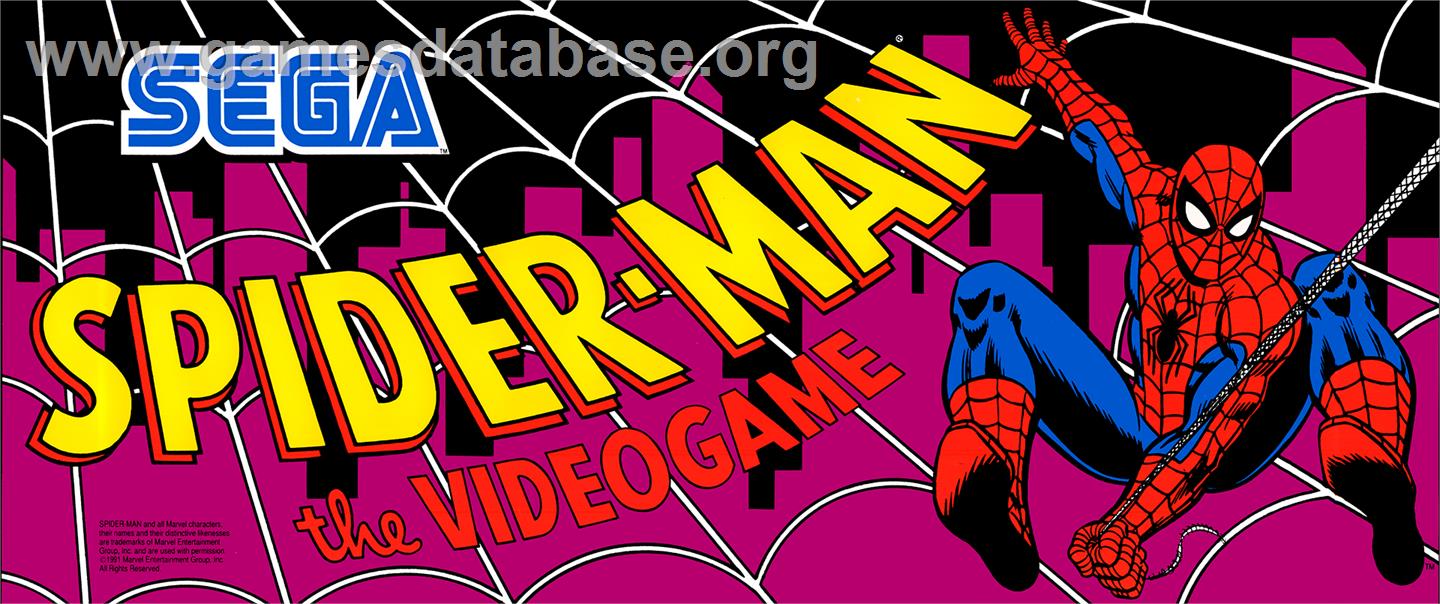 Spider-Man: The Videogame - Arcade - Artwork - Marquee