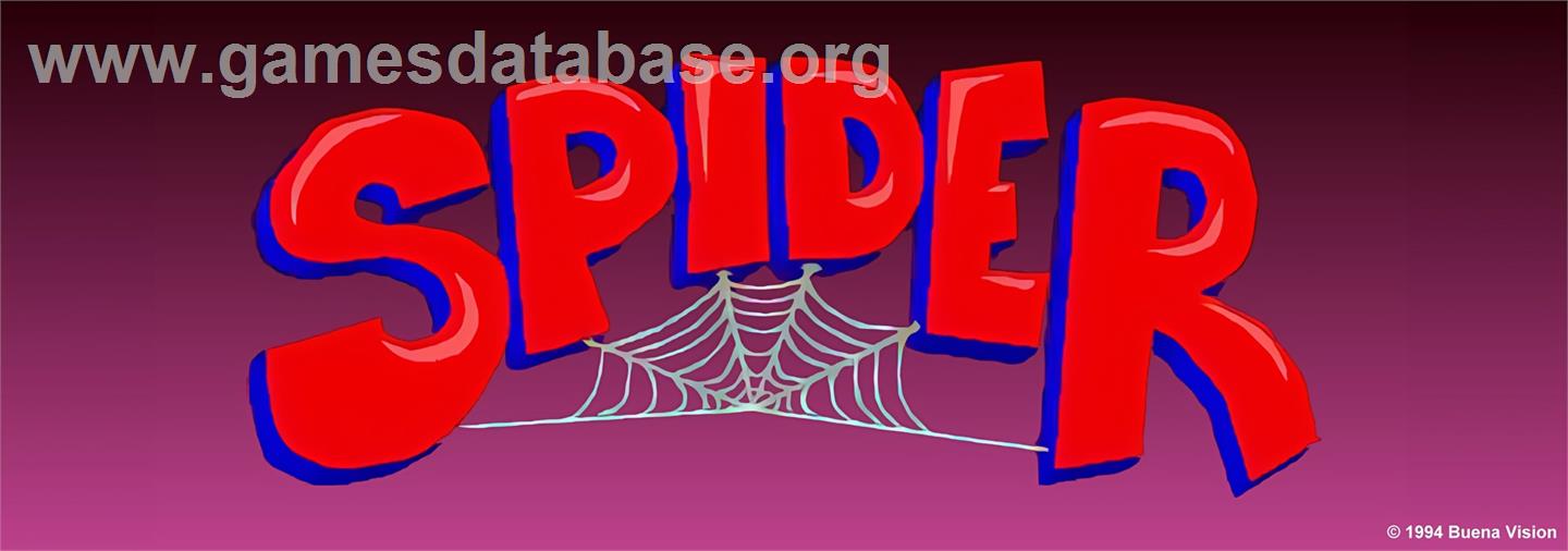 Spider - Arcade - Artwork - Marquee