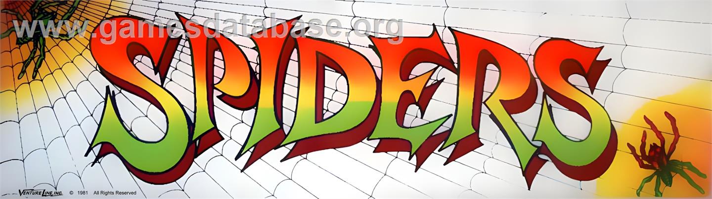 Spiders - Arcade - Artwork - Marquee