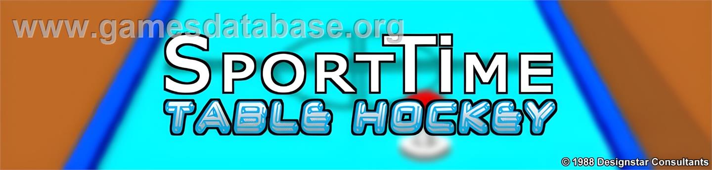 SportTime Table Hockey - Arcade - Artwork - Marquee