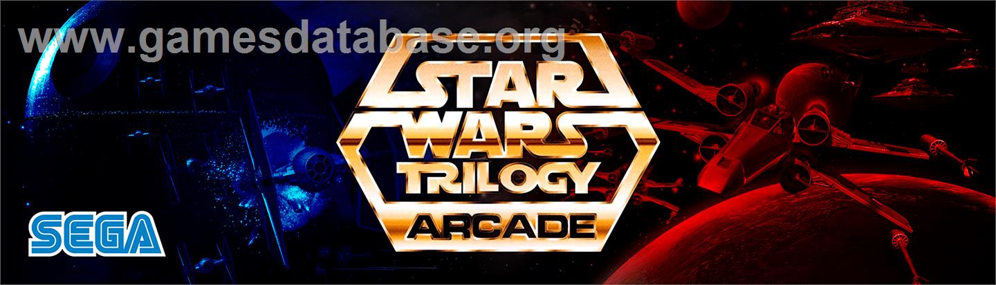 Star Wars Trilogy - Arcade - Artwork - Marquee