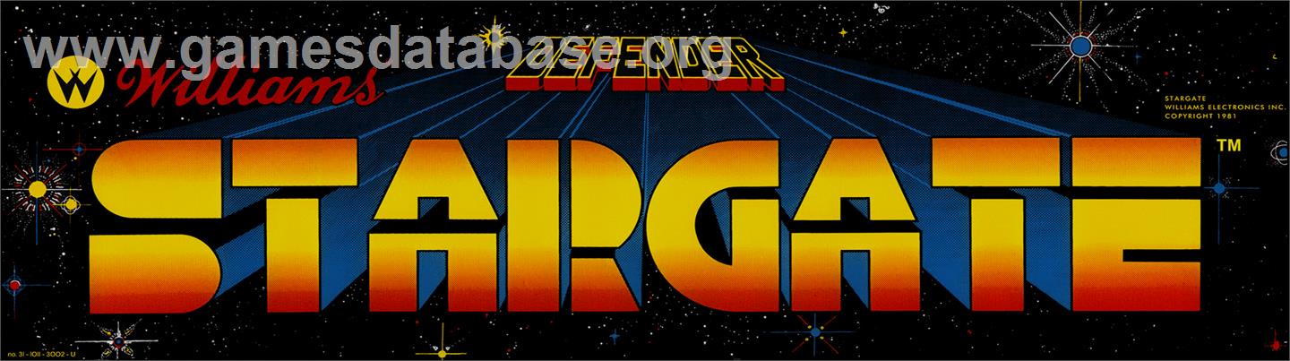Stargate - Arcade - Artwork - Marquee