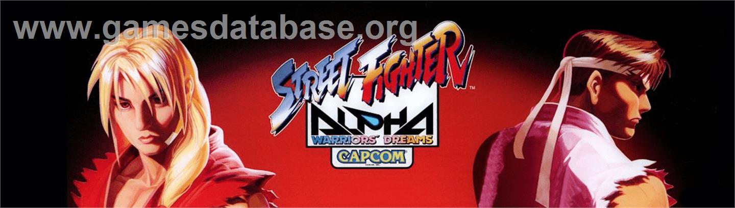 Street Fighter Alpha: Warriors' Dreams - Arcade - Artwork - Marquee
