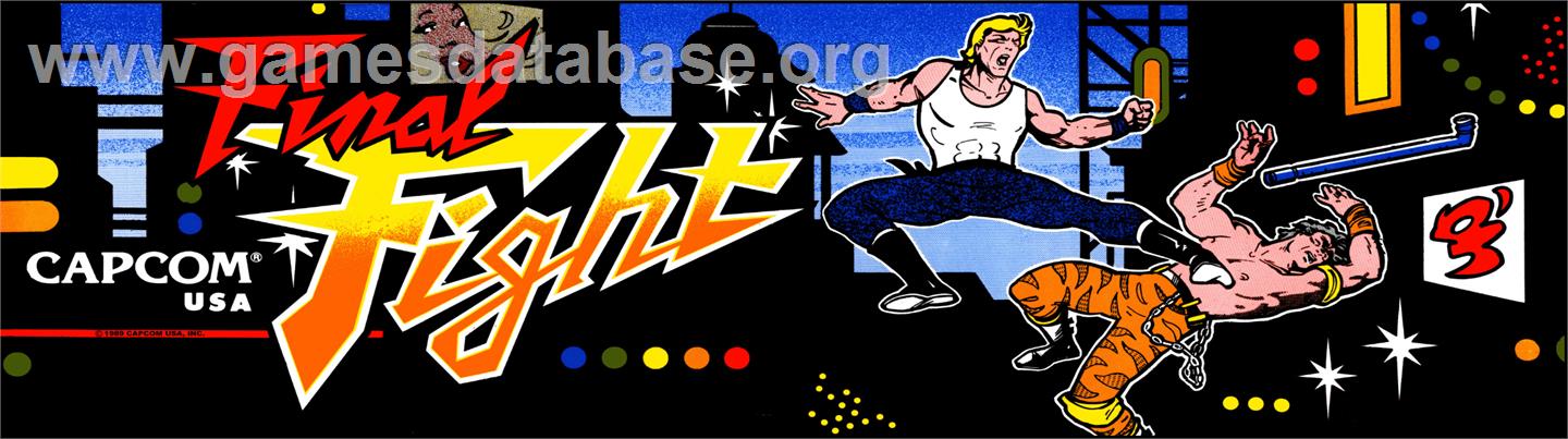 Street Smart / Final Fight - Arcade - Artwork - Marquee