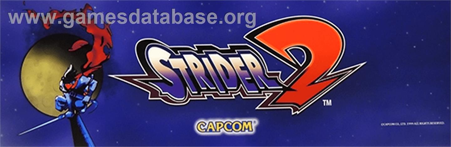 Strider 2 - Arcade - Artwork - Marquee