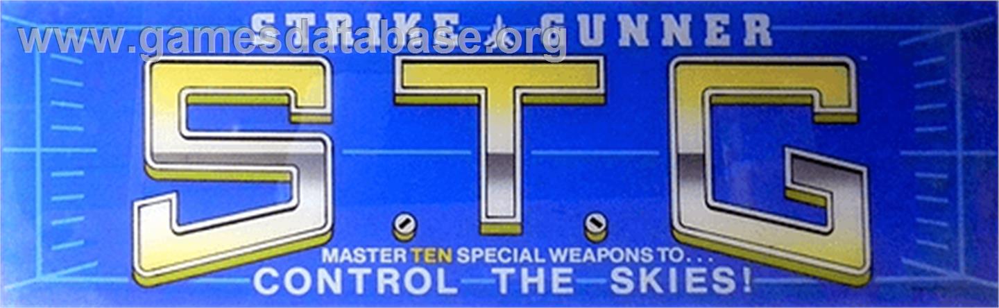 Strike Gunner S.T.G - Arcade - Artwork - Marquee