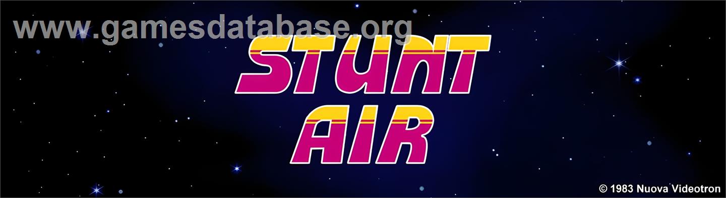 Stunt Air - Arcade - Artwork - Marquee
