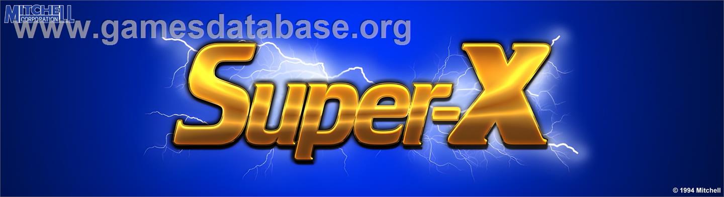Super-X - Arcade - Artwork - Marquee