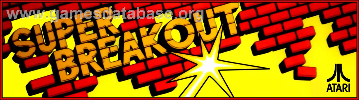 Super Breakout - Arcade - Artwork - Marquee