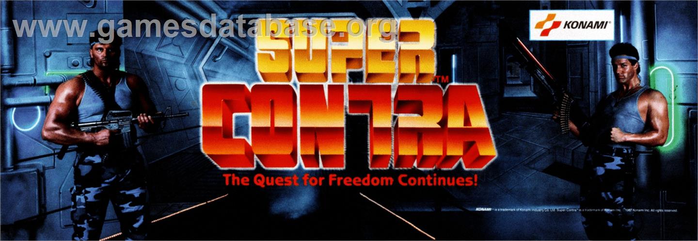 Super Contra - Arcade - Artwork - Marquee