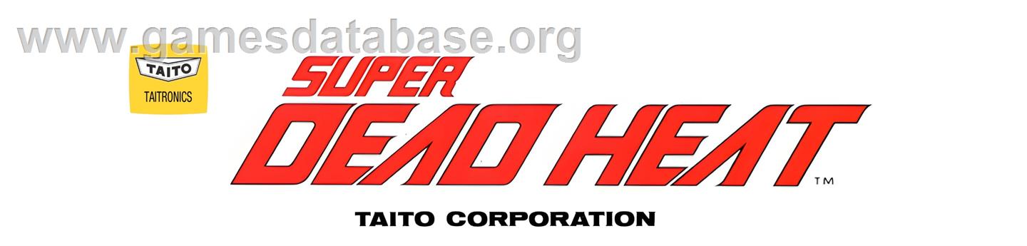 Super Dead Heat - Arcade - Artwork - Marquee
