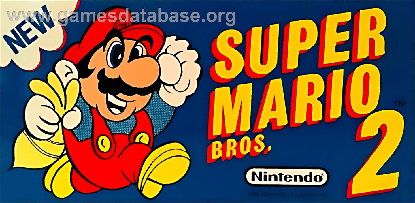 Super Mario Bros. 2 - Arcade - Artwork - Marquee