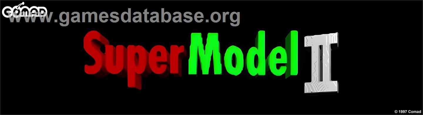 Super Model II - Arcade - Artwork - Marquee