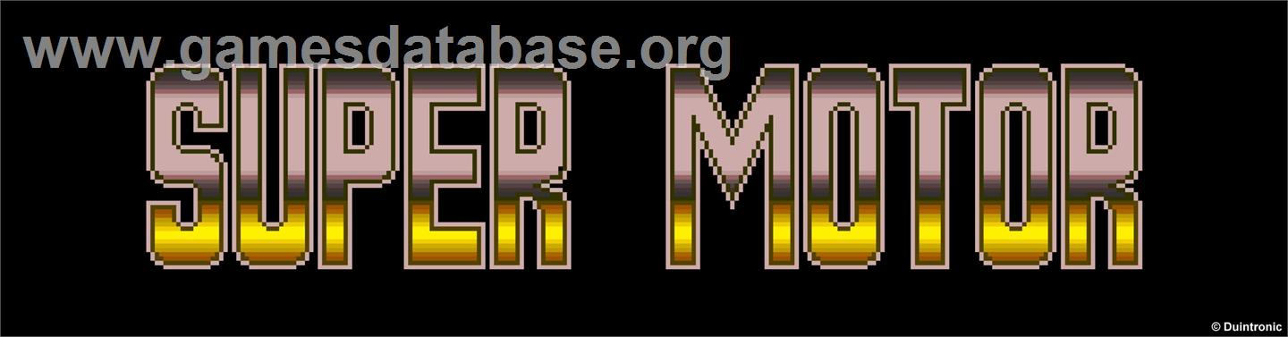 Super Motor - Arcade - Artwork - Marquee