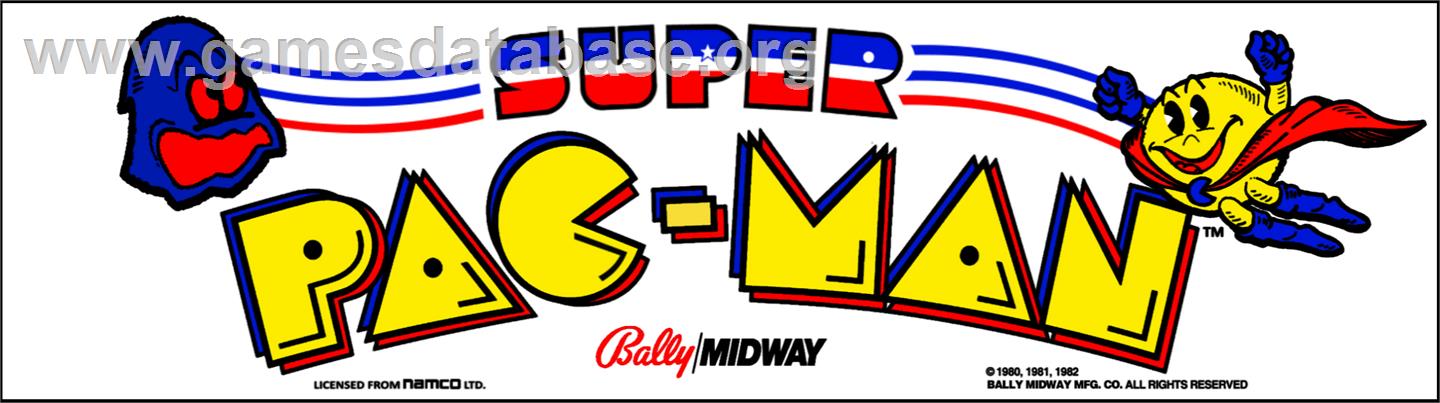 Super Pac-Man - Arcade - Artwork - Marquee