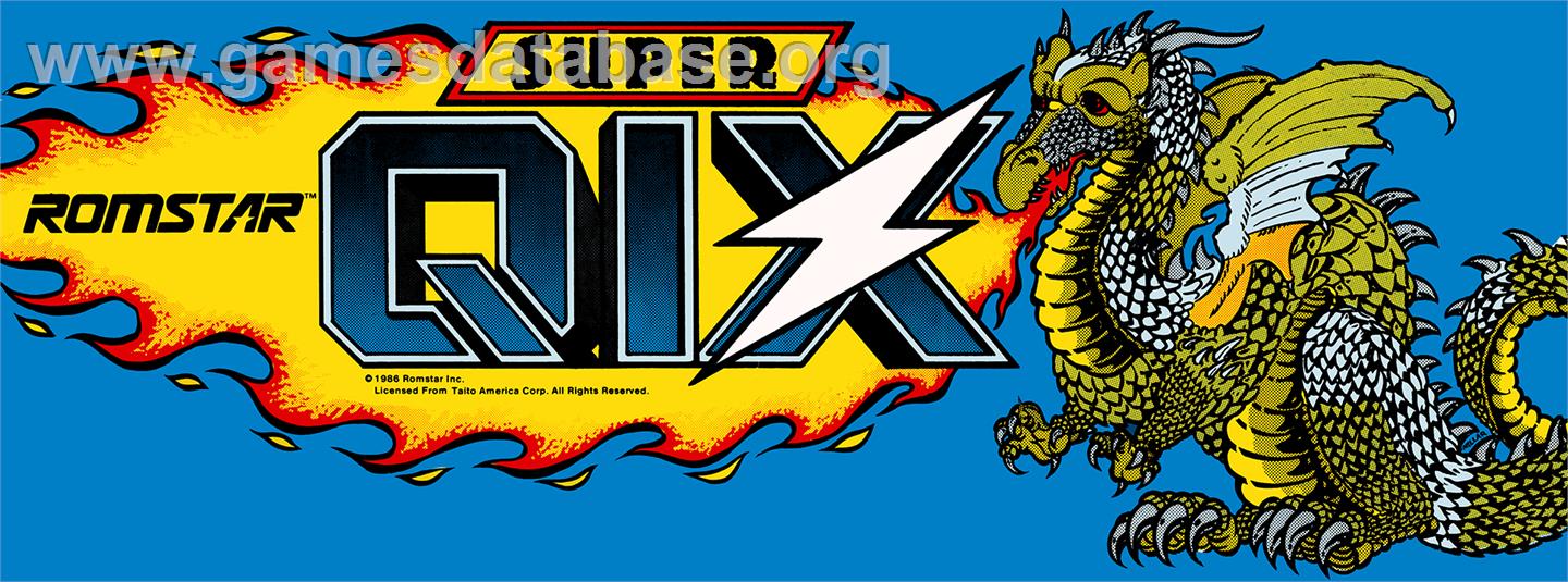 Super Qix - Arcade - Artwork - Marquee