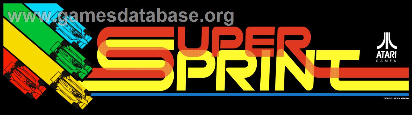 Super Sprint - Arcade - Artwork - Marquee