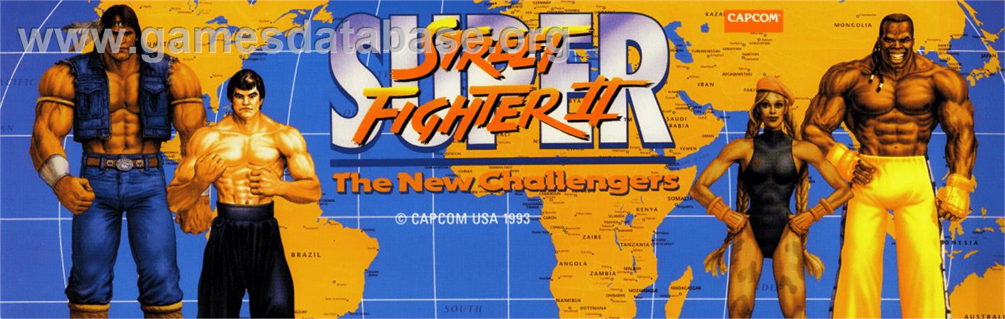 Super Street Fighter II: The New Challengers - Arcade - Artwork - Marquee
