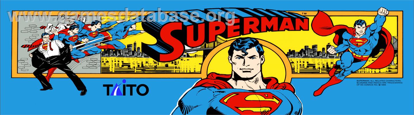 Superman - Arcade - Artwork - Marquee