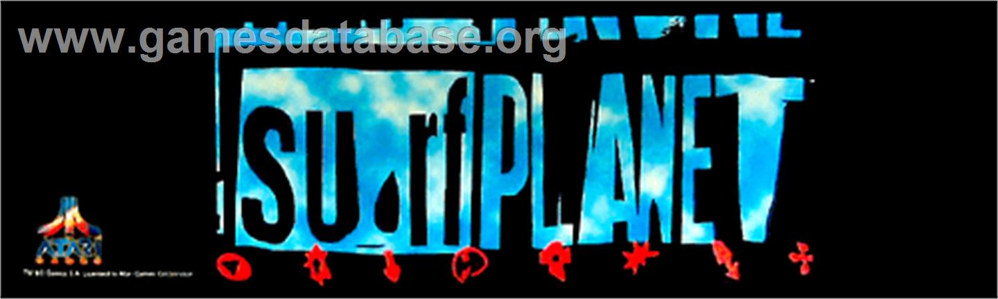 Surf Planet - Arcade - Artwork - Marquee