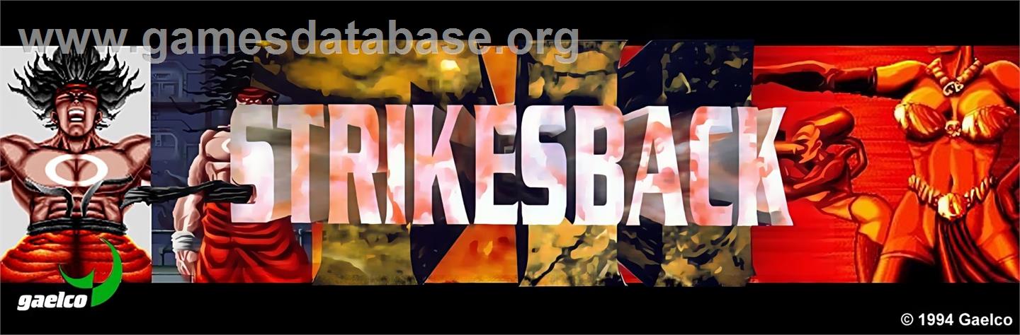 TH Strikes Back - Arcade - Artwork - Marquee