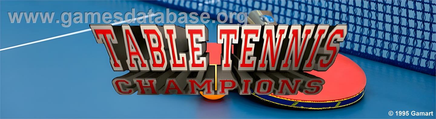 Table Tennis Champions - Arcade - Artwork - Marquee