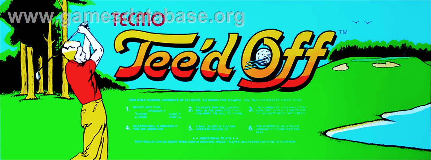 Tee'd Off - Arcade - Artwork - Marquee