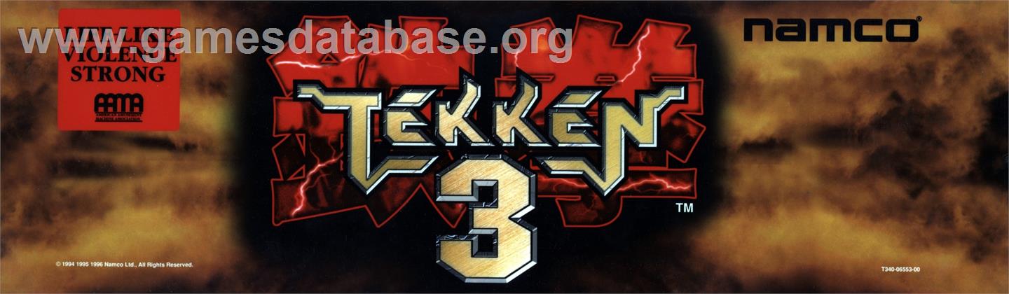 Tekken 3 - Arcade - Artwork - Marquee