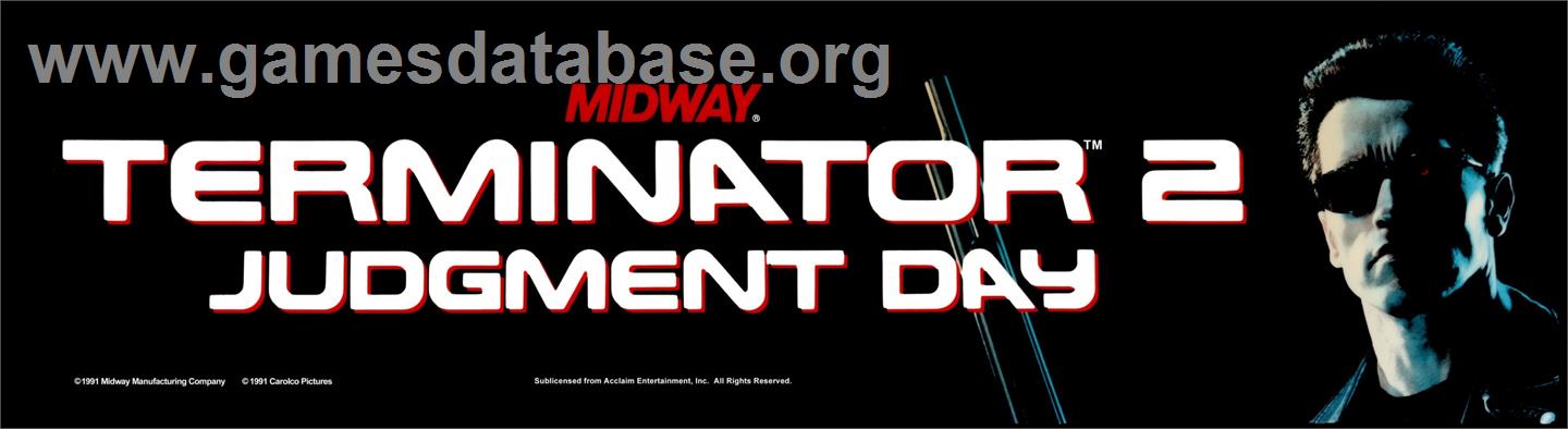 Terminator 2 - Judgment Day - Arcade - Artwork - Marquee