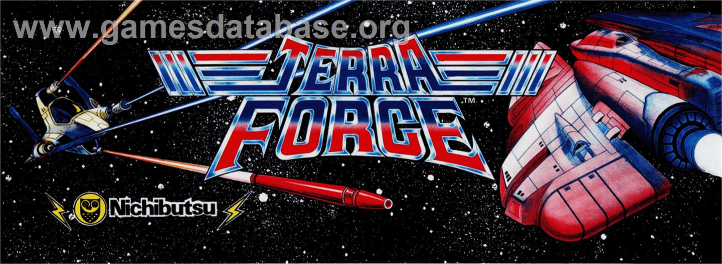 Terra Force - Arcade - Artwork - Marquee