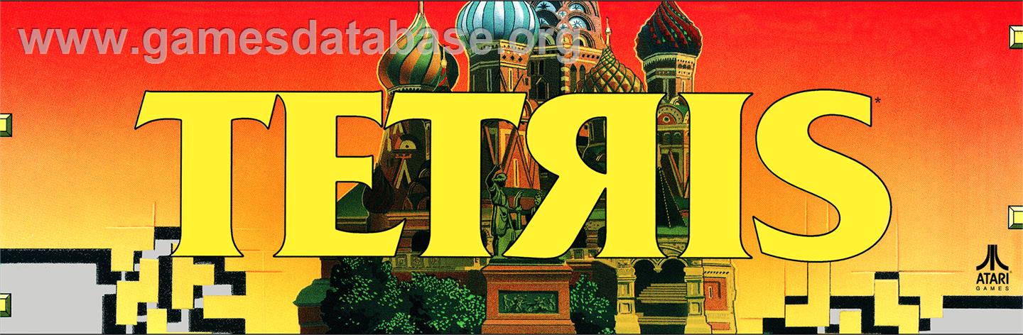 Tetris - Arcade - Artwork - Marquee