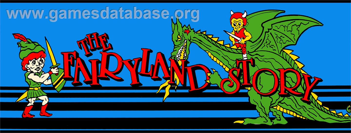 The FairyLand Story - Arcade - Artwork - Marquee