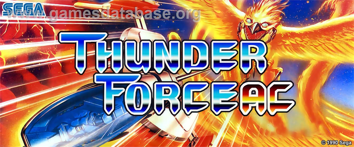 Thunder Force AC - Arcade - Artwork - Marquee