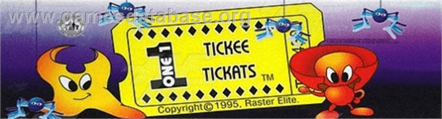 Tickee Tickats - Arcade - Artwork - Marquee