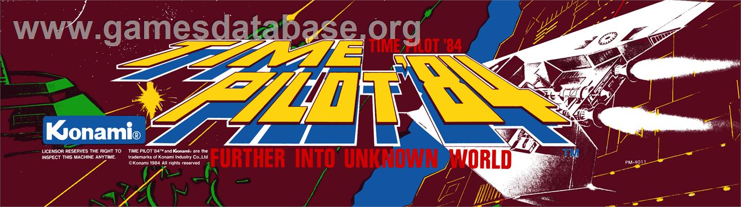 Time Pilot '84 - Arcade - Artwork - Marquee