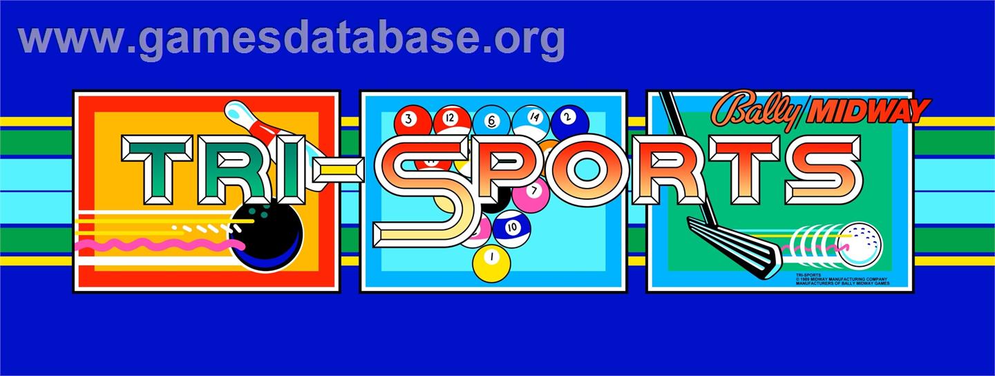Tri-Sports - Arcade - Artwork - Marquee